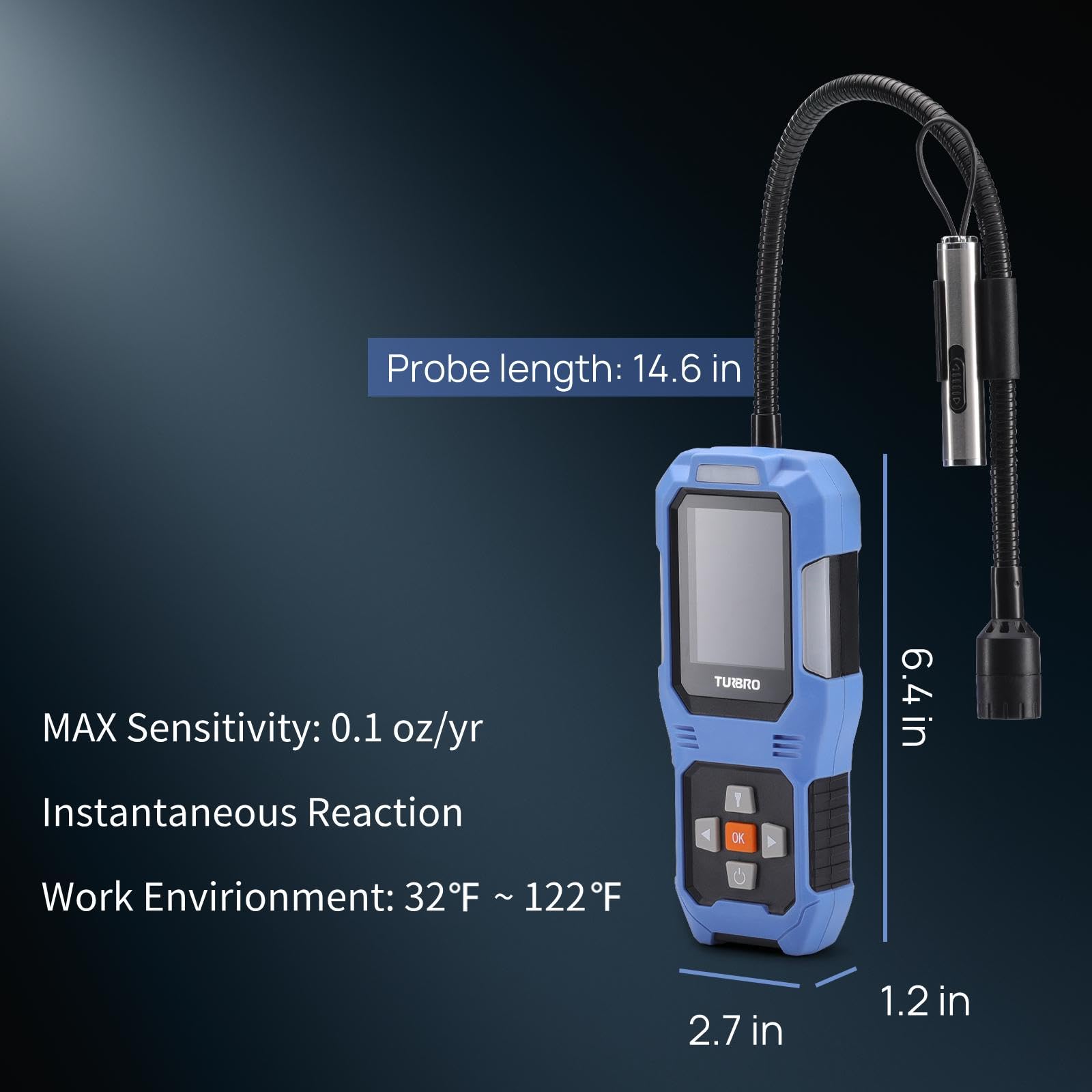 Amazon.com: TURBRO Refrigerant Leak Detector with Alarms, Halogen